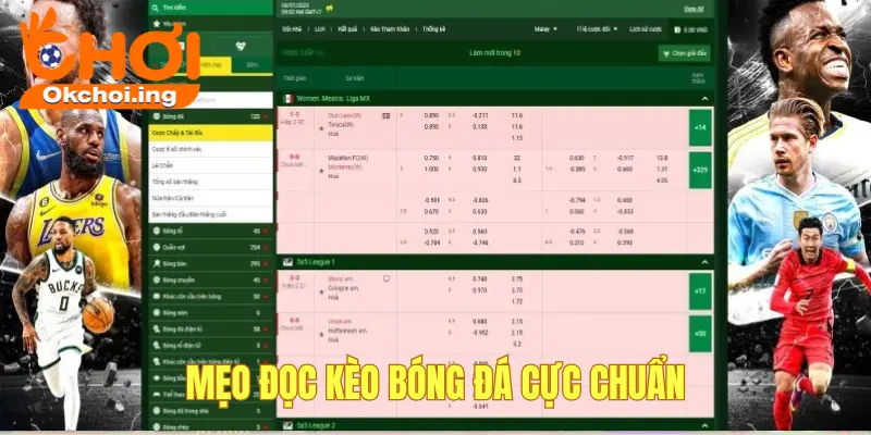 Mẹo đọc kèo bóng đá chuẩn